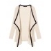 New Fashion Women's Cape Irregular Combed Cotton Knitted Autumn Cardigan Jacket Coat