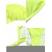 Sexy Ladies Strapless Fringe Bandeau Bikini Sets Tassel Backless Swimwear