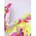 Sexy Full-Lined Strapless Bikini High Contrast Floral Blooming Pattern Swimwear Sets