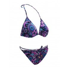 Flower Prints Pattern Sexy Women Beach Swimsuit