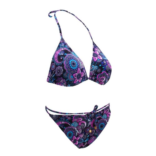 Flower Prints Pattern Sexy Women Beach Swimsuit