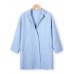 Women Elegant Lapel Pockets Woolen Coat Cardigan Outwear