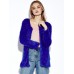 Women Plush Outwear Long Sleeve Fluffy Faux Fur Coats