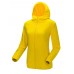 Women Fleece Hooded Long Sleeve Windproof Hiking Sportswear Coat