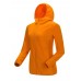 Women Fleece Hooded Long Sleeve Windproof Hiking Sportswear Coat