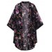 Casual Bohemian Women Floral Chiffon Bikini Smock Sheer Cardigan