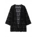 Elegant Women Lace Embroidery Suncreen Cover Up Lace Cardigan