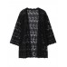 Elegant Women Lace Embroidery Suncreen Cover Up Lace Cardigan