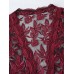 Elegant Women Lace Embroidery Suncreen Cover Up Lace Cardigan