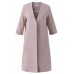 Casual Women Solid 3/4 Sleeve Pocket Loose Cardigan