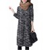 Winter Vintage Long Sleeve Knitted Loose Sweater Women Coat