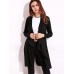 Casual Women Lapel Long Sleeve Solid Color Pockets Cardigan