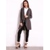 Casual Women Lapel Long Sleeve Solid Color Pockets Cardigan