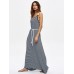 Casual Women Sleeveless Striped Summer Maxi Dresses