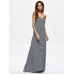 Casual Women Sleeveless Striped Summer Maxi Dresses