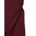 Casual Women Pure Color Scoop Neck Short Sleeve Split Maxi Dresses