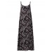 Bohemian Women Spaghetti Strap Floral Printed Loose Maxi Dress