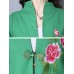 Folk Style Long Sleeve Embroidery Women Coats