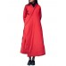 Vintage Women Long Sleeve Pure Color Coats