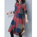 Printed Long Sleeve Single Breasted Lapel Women Long Shirt Cardigan