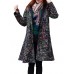 Folk Style Printed Loose Long Sleeve Women Coats