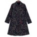 Folk Style Printed Loose Long Sleeve Women Coats