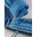 Casual Loose Solid Color Drawstring Waist Thicken Hooded Women Coats