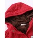 Casual Loose Pockets Zipper Fleece Long Sleeve Women Hooded Coats