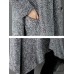 Solid Color Women Long Sleeve Open Front Cardigan with Pockets