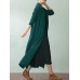 S-5XL Women Vintage Long Sleeve Buttons Loose Maxi Coats