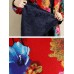 Ethnic Women Printing Long Sleeve Chinese Style Winter Thicken Coats