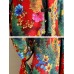 Ethnic Women Printing Long Sleeve Chinese Style Winter Thicken Coats