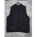 Women Plate Buckle Sleeveless Stand Collar Vintage Cotton Coats