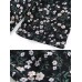 Casual Women Floral Printed Short Sleeve Mid Long Cardigans