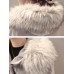 Elegant Women Faux Fur Hooded Thicken Woolen Mid-long Coats