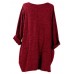 Women Long Sleeve Casual Baggy Asymmetrical Pullover Blouse