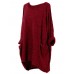 Women Long Sleeve Casual Baggy Asymmetrical Pullover Blouse