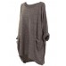 Women Long Sleeve Casual Baggy Asymmetrical Pullover Blouse