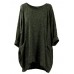 Women Long Sleeve Casual Baggy Asymmetrical Pullover Blouse