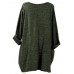 Women Long Sleeve Casual Baggy Asymmetrical Pullover Blouse