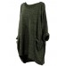 Women Long Sleeve Casual Baggy Asymmetrical Pullover Blouse