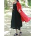 Women Vintage Buttons Solid Half Sleeve Coats Outwear