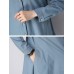 Casual Women Buttons Linen Cotton Solid Color Blouse