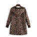 Floral Print Women Hooded Fleece Long Sleeve Autumn Winter Coats