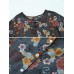 Vintage Women Floral Print O-neck Long Sleeve Blouse