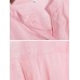 S-5XL Casual Women Cotton Solid Color Long Sleeve Blouse