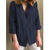 Women Long Sleeve Pocket Loose Casual Solid Color Cardigans