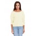 Sexy Women Solid Color Back V-Neck Cross Knit Blouse